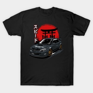 Subaru STI Black T-Shirt